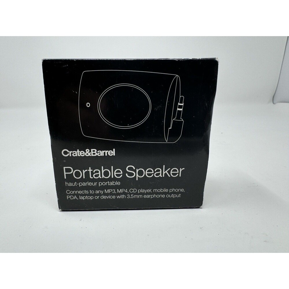 crate and barrel portable speaker